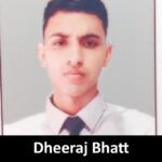 Dheeraj Bhatt who was recommended in SSB interview